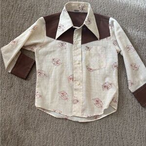 Vintage RARE  Kids Western shirt